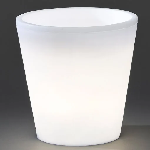 LED bloempot Assisi verlicht Ø 28 cm