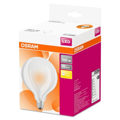LED bollamp G95 E27 11W warmwit 1.521 Lumen