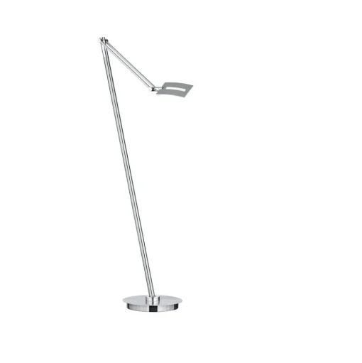 LED booglamp Evolo CCT, mat nikkel/chroom