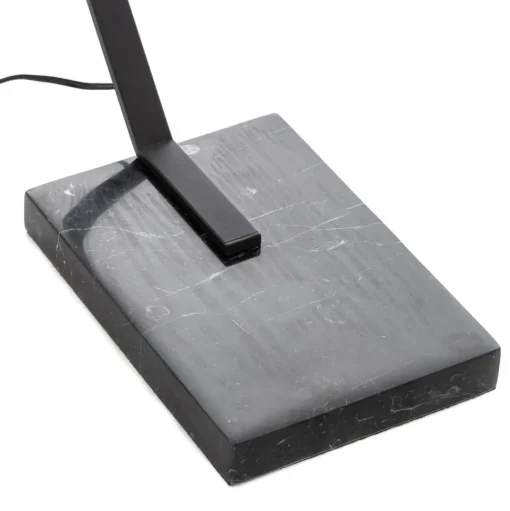 LED boog-vloerlamp Bangkok, mat zwart