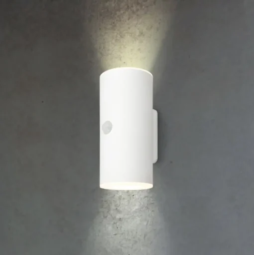 LED buiten wandlamp 3787016, wit, sensor, omhoog/omlaag