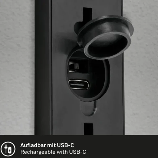 LED buiten wandlamp 3788015, zwart, sensor, omhoog/omlaag