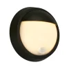 LED buiten wandlamp 3785015 zwart bewegingsmelder 17cm