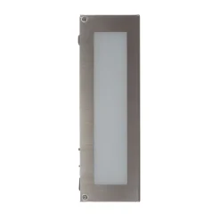 LED buiten wandlamp Aqua Rain, roestvrijstaal