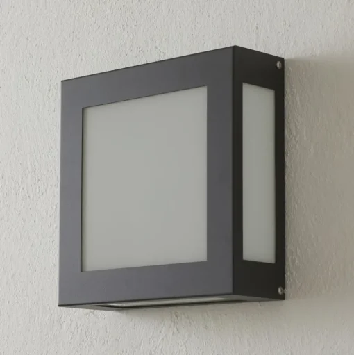 LED buiten wandlamp Aqua Legendo, antraciet