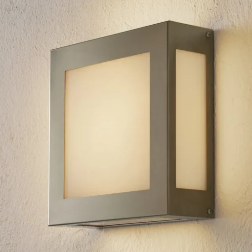 LED buiten wandlamp Aqua Legendo, roestvrijstaal
