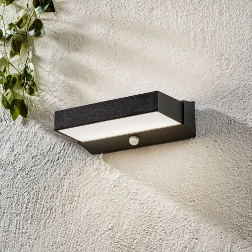 LED buiten wandlamp Cuando met bewegingsmelder