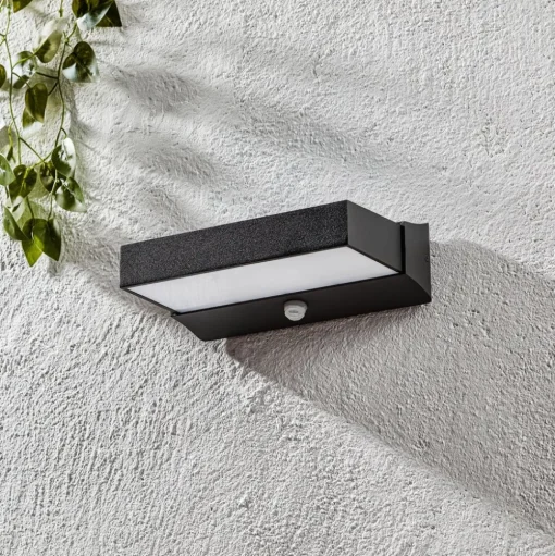 LED buiten wandlamp Cuando met bewegingsmelder