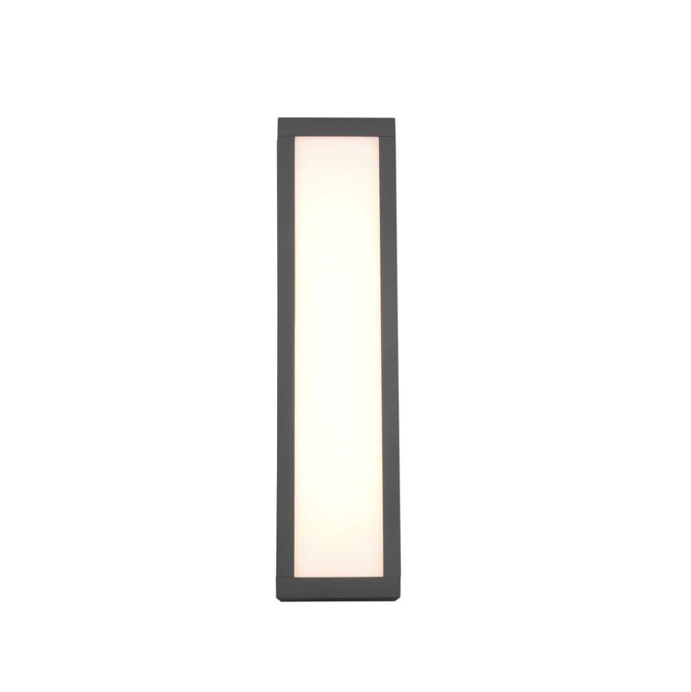 LED buiten wandlamp Fuerte, antraciet, aluminium, IP54