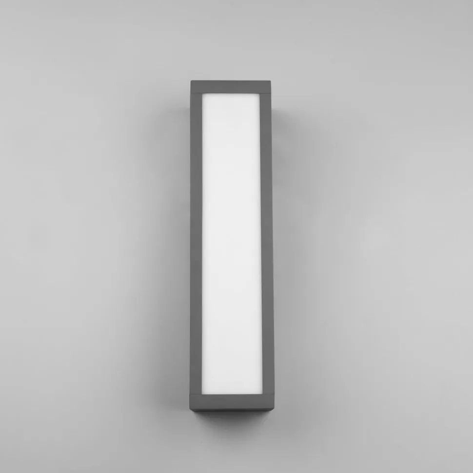 LED buiten wandlamp Fuerte, antraciet, aluminium, IP54