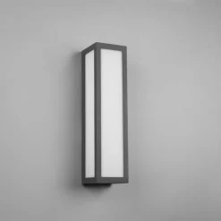 LED buiten wandlamp Fuerte, antraciet, aluminium, IP54