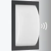 LED buiten wandlamp Ivett, grafiet, bewegingsmelder