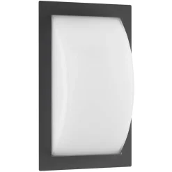 LED buiten wandlamp Ivett, grafiet, bewegingsmelder