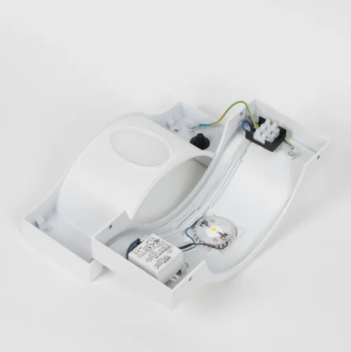 LED buiten wandlamp Jace, wit
