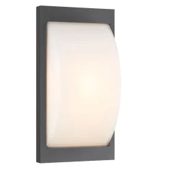 LED buiten wandlamp 069LEDSEN, grafiet, sensor