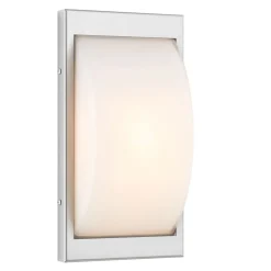 LED buiten wandlamp 068LEDSEN, roestvrij staal, sensor