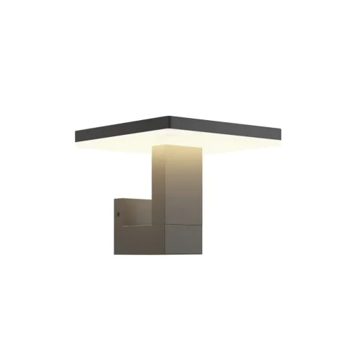 LED buiten wandlamp Olesia, vierkante vorm