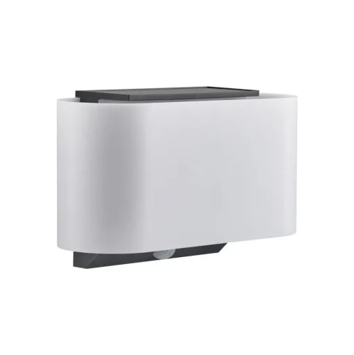 LED buiten wandlamp Piola, kunststof, sensor