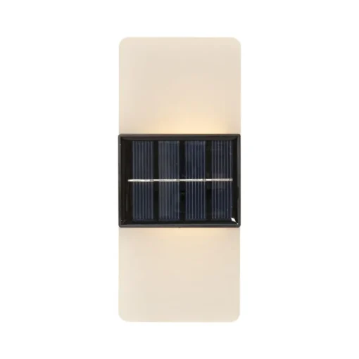 LED buiten wandlamp Wally, 14x6 cm wit mat CCT