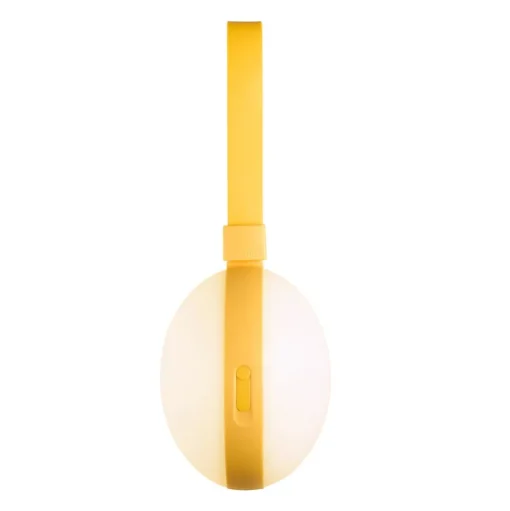 LED buitenlamp Bring to go Ø 12 cm wit/geel