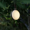 LED buitenlamp Bring to go Ø 12 cm wit/zwart