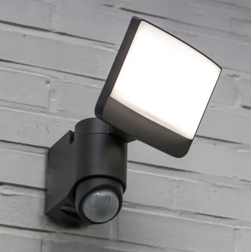 LED buitenspot Sunshine, bewegingssensor, 18cm