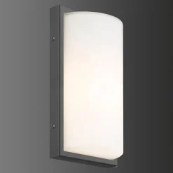 LED buitenwandlamp 039, bewegingsmelder, grafiet