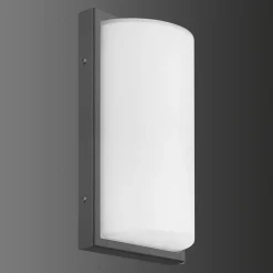 LED buitenwandlamp 039, bewegingsmelder, grafiet