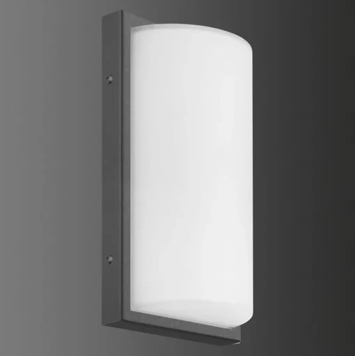 LED buitenwandlamp 039, bewegingsmelder, grafiet