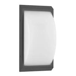 LED buitenwandlamp 053, bewegingsmelder, grafiet