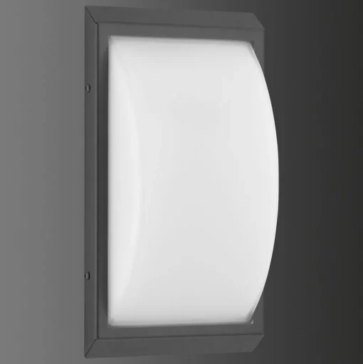 LED buitenwandlamp 053, bewegingsmelder, grafiet