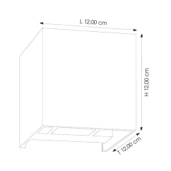 LED buitenwandlamp 9032 up/down antraciet