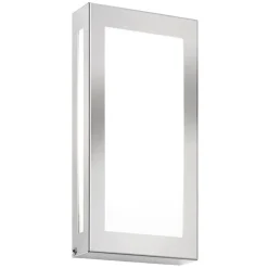LED buitenwandlamp Aqua Rain mini, roestvrij staal