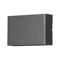 LED buitenwandlamp Chieri, 8-lamps, wit