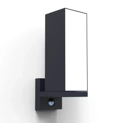LED buitenwandlamp Cuba, sensor 1-lamp antraciet
