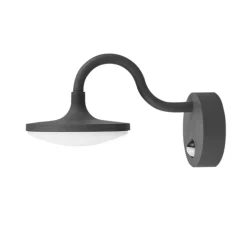 LED buitenwandlamp Finny met bewegingssensor