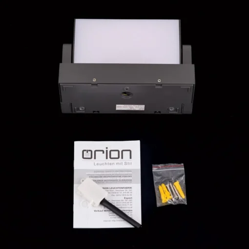 LED buitenwandlamp Ginger, IP54, CCT. antraciet