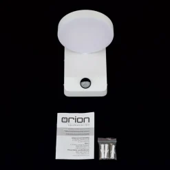 LED buitenwandlamp Hendryk met sensor, wit