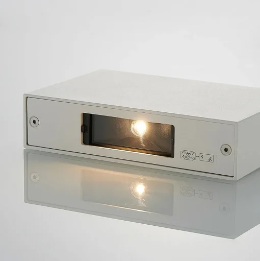 LED buitenwandlamp Katla van aluminium