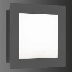 LED buitenwandlamp 3007LED, grafiet