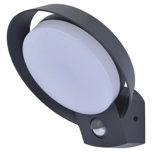 LED buitenwandlamp Polo van gegoten alu sensor