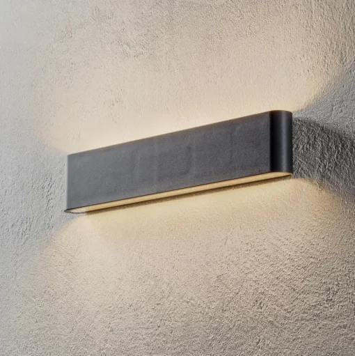 LED buitenwandlamp Thames II, antraciet