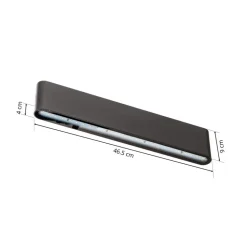 LED buitenwandlamp Thames II, antraciet