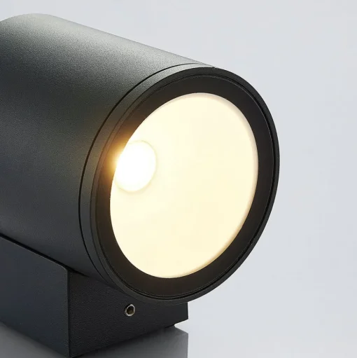 LED buitenwandlamp Visavia, één lampje