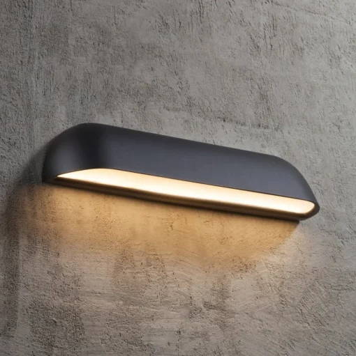 LED buitenwandlamp voorzijde 36, zwart