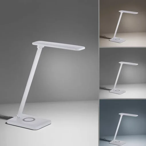 LED bureaulamp Florentina, wit