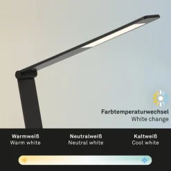 LED bureaulamp Haiti touchdim CCT zwart