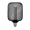 LED Deco Draad Cilinder E27 4,5W 2.700K zwart Mesh