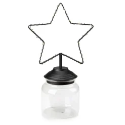 LED decoratie ster Sweetie met batterij en timer