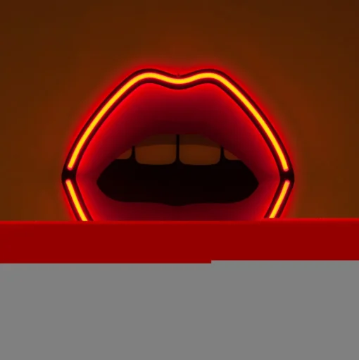 LED decoratie-wandlamp Blow, 47x39,5cm